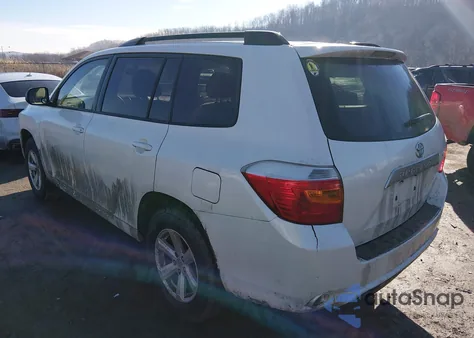 2008 Toyota Highlander из США, поврежденный, VIN JTEES41A082084329